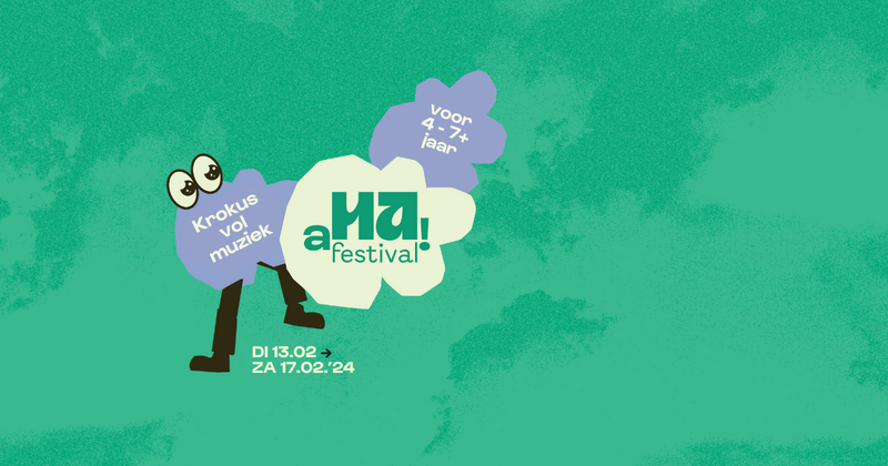 Kinderen baas op de 3de editie van het aHa! Festival ✨ Line-up